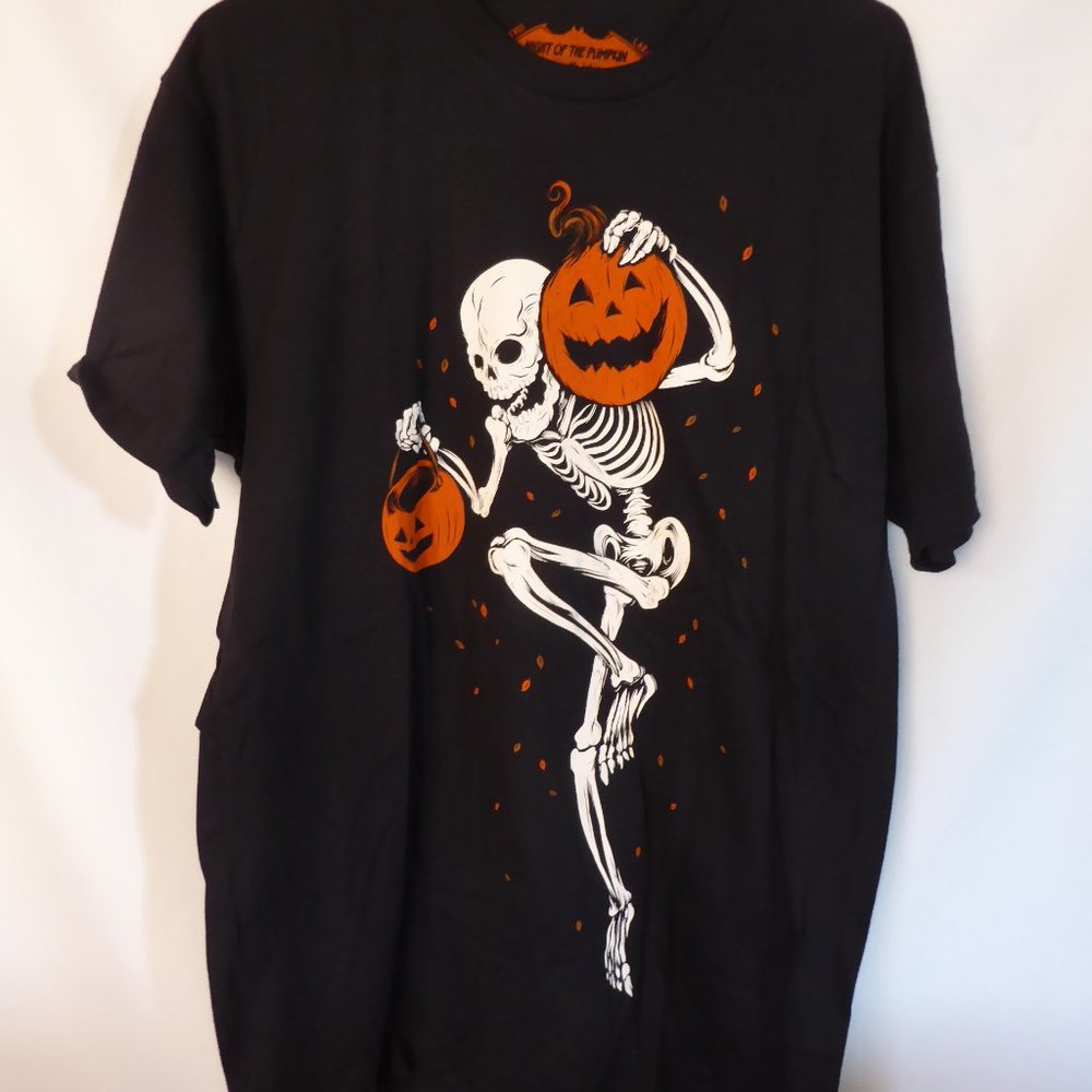 SEVENTH INK NIGHT OF THE PUMPKIN HALLOWEEN MENS T SHIRT (NEW) LARGE (SOLD OUT)